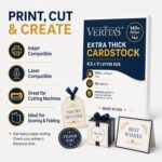 Veritas Extra Heavyweight White Cardstock 8.5 x 11”, 110lb/300gsm Thick 14pt Cov... - Image 5