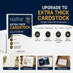 Veritas Extra Heavyweight White Cardstock 8.5 x 11”, 110lb/300gsm Thick 14pt Cov... - Image 6