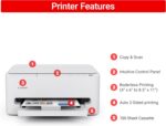 Canon PIXMA TS4320 Wireless Color Inkjet Printer for Duplex Printing, White – Ho... - Image 4