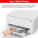 Canon PIXMA TS4320 Wireless Color Inkjet Printer for Duplex Printing, White – Ho... - Image 8