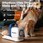 buenkee Dog Grooming Kit with Vacuum, 15000Pa Pet Hair Clipper and Shedding Brus... - Image 5