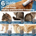 buenkee Dog Grooming Kit with Vacuum, 15000Pa Pet Hair Clipper and Shedding Brus... - Image 6