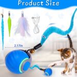 BABORUI Interactive Cat Toy Ball - Automatic Interactive Cat Toys for Indoor Cat... - Image 6