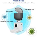 ANDOLL HOME Automatic Cat Feeder, 4L Cat Food Dispenser with 10s Voice Recorder,... - Image 4