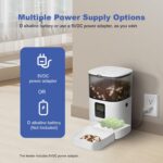 ANDOLL HOME Automatic Cat Feeder, 4L Cat Food Dispenser with 10s Voice Recorder,... - Image 9