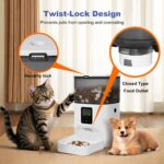 ANDOLL HOME Automatic Cat Feeder, 4L Cat Food Dispenser with 10s Voice Recorder,... - Image 10
