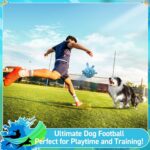 QDAN Dog Toy Balls, World Cup Balls for Dogs, Soccer Ball for Dogs with Straps, ... - Image 3