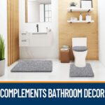 OLANLY Soft Chenille Bathroom Toilet Lid Cover, Machine Washable Seat Covers, 17... - Image 8