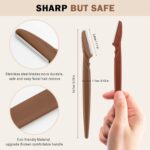 D Dermaplane Razor for Women Face - 6PCS Face Razors for Women - Eyebrow Razor w... - Image 4