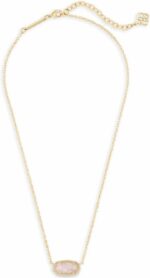 Kendra Scott Elisa Pendant Necklace for Women, Fashion Jewelry, 14k Gold-Plated - Image 3