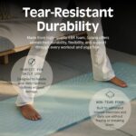 Retrospec Solana Yoga Mat 1" Thick w/Nylon Strap for Men & Women - Non Slip Exer... - Image 7