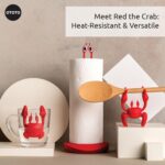 OTOTO Red The Crab Silicone Utensil Rest - Kitchen Gifts, Silicone Spoon Rest - ... - Image 6