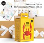 OTOTO Red The Crab Silicone Utensil Rest - Kitchen Gifts, Silicone Spoon Rest - ... - Image 7