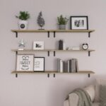 WOPITUES Wood Floating Shelves Set of 6, 24 inch Long Floating Shelves for Wall ... - Image 7