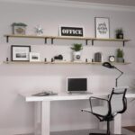 WOPITUES Wood Floating Shelves Set of 6, 24 inch Long Floating Shelves for Wall ... - Image 8