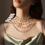Tears of the Rainbow Hip-Hop Alloy Zirconia Necklace for Men & Women, Colorful G... - Image 7
