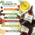 Blend Of Pure Rosemary Oil For Hair Growth With Castor, Batana, Jojoba Oil-Infus... - Image 6