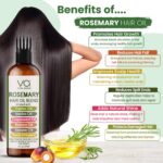 Blend Of Pure Rosemary Oil For Hair Growth With Castor, Batana, Jojoba Oil-Infus... - Image 8