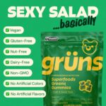 Gruns Adult Super Greens Multivitamin Gummies, Superfood Gummy Vitamins for Wome... - Image 8