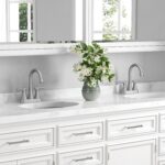 Bathroom Faucets for Sink 3 Hole, Hurran 4 inch Brushed Nickel Bathroom Sink Fau... - Image 8