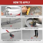 5 Gallon Professional Floor Paint (Slate Gray,800-1000 sq.ft)) - Acrylic Concret... - Image 3