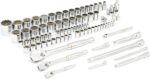 GEARWRENCH 83 Pc. 1/4, 3/8", 1/2" 90-Tooth SAE/Metric Mechanics Tool Set with EV... - Image 4