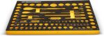 GEARWRENCH 83 Pc. 1/4, 3/8", 1/2" 90-Tooth SAE/Metric Mechanics Tool Set with EV... - Image 13