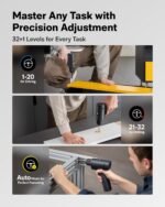HOTO 16V Brushless Power Drill, 50 N·m High Torque with Smart Display, Auto Mode... - Image 4