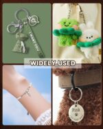 325PCS FIVEIZERO Keychain Making Kit - Keychain Clip with Key Ring, Lobster Claw... - Image 7