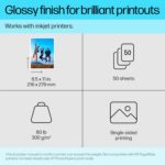 HP Premium Plus Photo Paper - Designed for HP Inkjet Printers, Glossy, 8.5x11 in... - Image 3