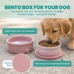 KindTail Dog Travel Bowls - Set of 2 Portable Pet Food & Water Dishes with Lid &... - Image 6