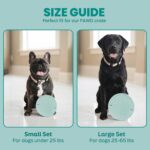 KindTail Dog Travel Bowls - Set of 2 Portable Pet Food & Water Dishes with Lid &... - Image 8