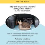 Kitty Sift Disposable Cat Litter Box Large, 6 Count, Durable Portable for Travel... - Image 10