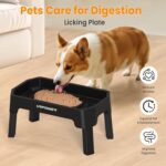 URPOWER 3-in-1 Elevated Dog Bowls - Mess Proof Double Deck 4 Height Adjustable R... - Image 6