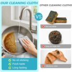 12 PCS Non Scratch Wire Dishcloth, Cleans Fast Without Scratching, Stands Up to ... - Image 5