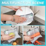 12 PCS Non Scratch Wire Dishcloth, Cleans Fast Without Scratching, Stands Up to ... - Image 7
