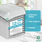 12 PCS Non Scratch Wire Dishcloth, Cleans Fast Without Scratching, Stands Up to ... - Image 9