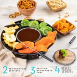Kusini Electric Fondue Pot Set - Chocolate Fondue Kit - Temperature Control, Det... - Image 5