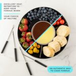 Kusini Electric Fondue Pot Set - Chocolate Fondue Kit - Temperature Control, Det... - Image 6