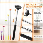 NICEMOVIC 6 Pack Back Scratcher, Mothers Fathers Day Dad Gifts, Stocking Stuffer... - Image 3