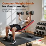 NICEPEOPLE Adjustable Weight Bench for Home Gym, 660LBS Capacity Workout Bench w... - Image 3