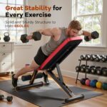 NICEPEOPLE Adjustable Weight Bench for Home Gym, 660LBS Capacity Workout Bench w... - Image 6