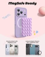 amBand ASMR Stuff Silicone Suction Phone Mount, Stable Hands-Free Sticky Holder ... - Image 3