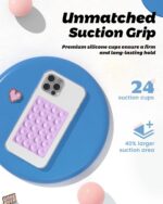 amBand ASMR Stuff Silicone Suction Phone Mount, Stable Hands-Free Sticky Holder ... - Image 5