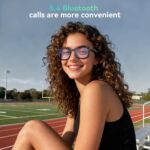 EarlySincere 2026 Ai Smart Glasses for Men Women, 8mp 4k Hd Camera Glasses, 410m... - Image 5