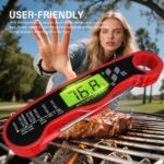 AWLKIM Meat Thermometer Digital - Instant Read Waterproof Food Thermometer with ... - Image 6
