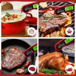 AWLKIM Meat Thermometer Digital - Instant Read Waterproof Food Thermometer with ... - Image 8