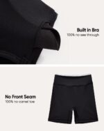 OMKAGI Workout Sets for Women Cute Doubel Layer Open Back Sports Bras Gym Shorts... - Image 7