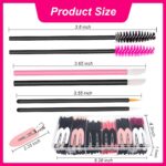 283 Pieces Makeup tools Kit Includes Plastic storage Organizer Box Hair Clips Ey... - Image 3