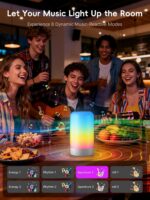 RGBICWW Smart Table Lamp, Touch Bedside Lamp with App Control, LED Desk Lamp wit... - Image 4
